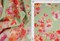 1 Yard Digital Floral Peach Skin Print Fabric, 58/59″ Wide Polyester Spandex Blend